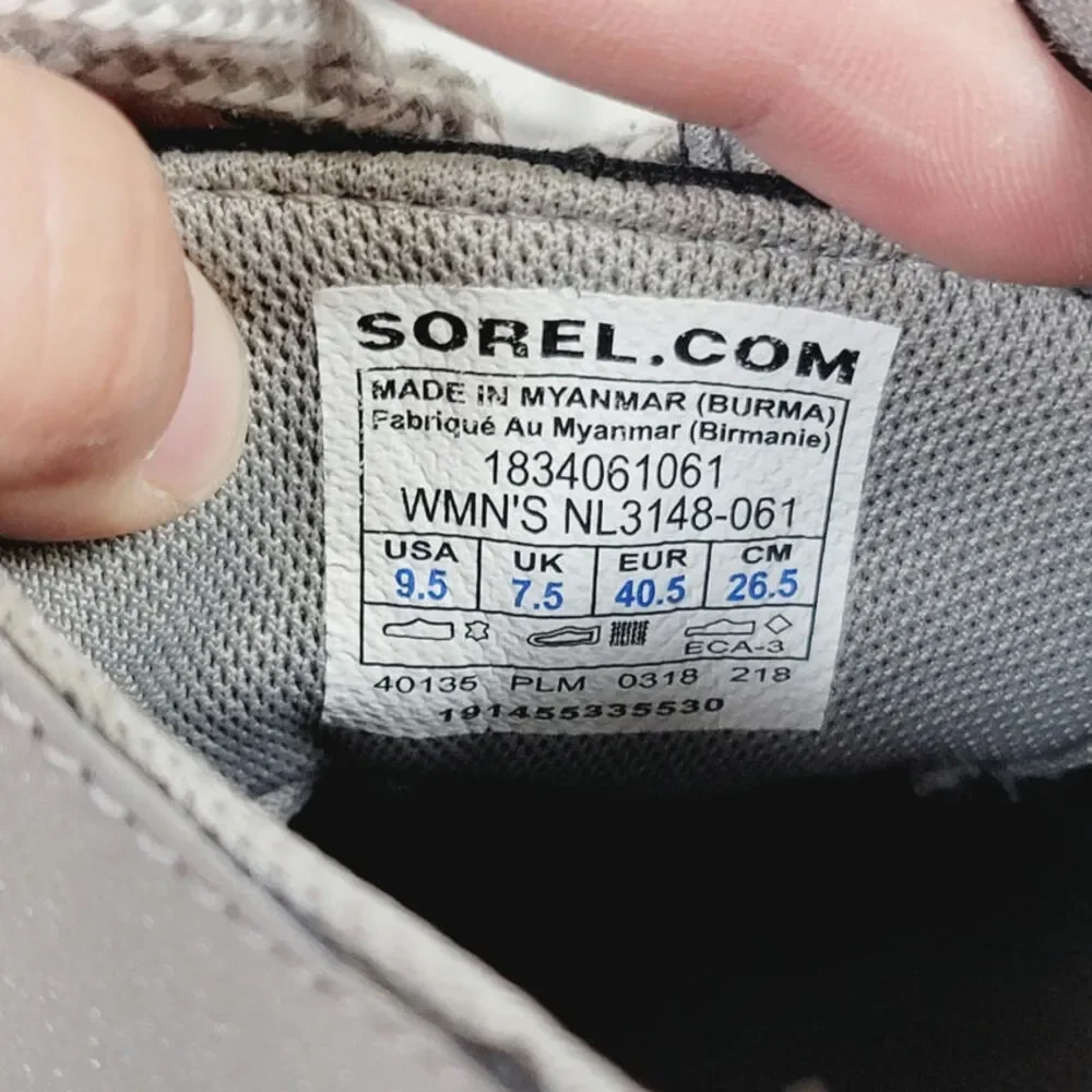 Sorel Out N About Plus Shell Boot in Chrome Gray, sz 9.5